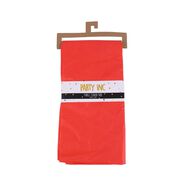 Party Inc Table Cover 137cm x 274cm Red