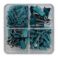 Uniti Colour Pop Desk Clips Set Teal
