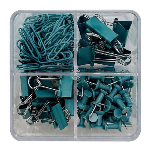 Uniti Colour Pop Desk Clips Set Teal