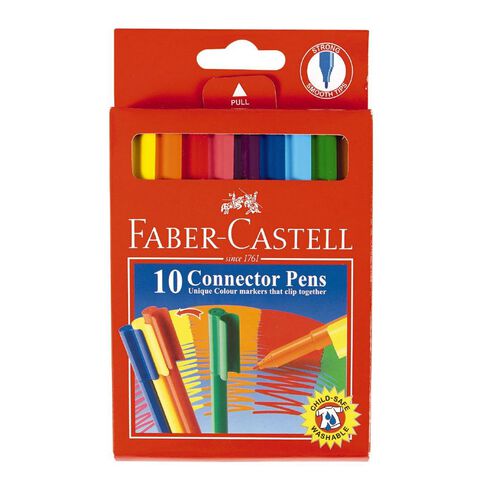 Faber-Castell Connector Felt Pens 10 Pack