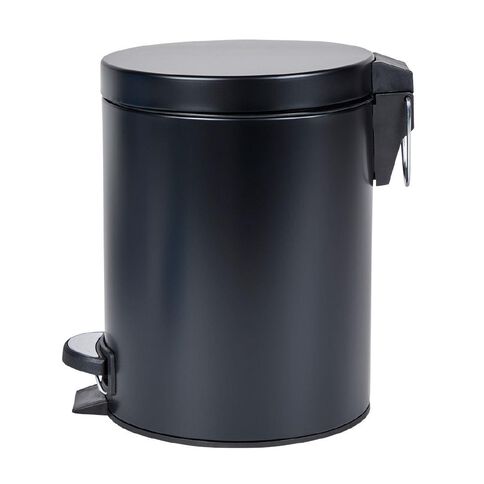 Living & Co Pedal Bin Black 5L