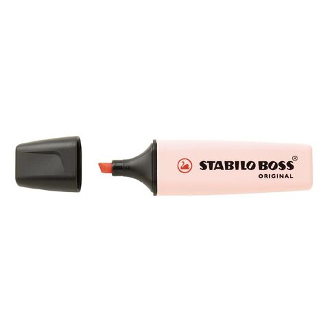 Stabilo Boss Highlighter Pastel Blush Pink Mid