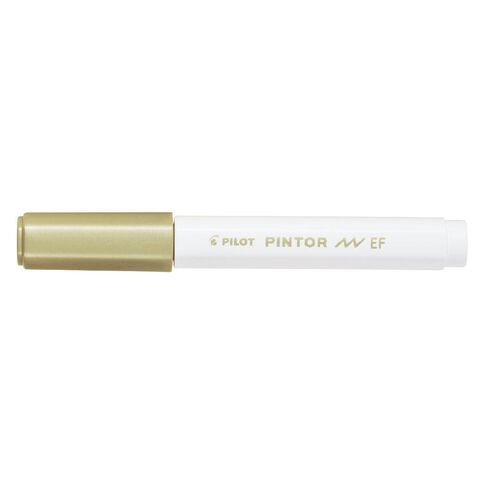 Pilot Pintor Extra Bullet 2.3mm Fine Tip Marker Gold