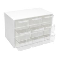 Uniti Plastic Storage Box with 9 Compartments