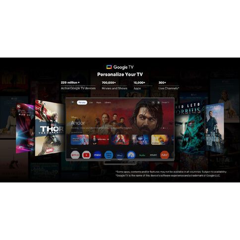 JVC 65 Inch 4K Quantum-Dot Mini-LED Google Smart TV 2025
