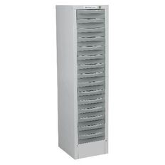 Precision Multi 15 Drawer Silver Grey