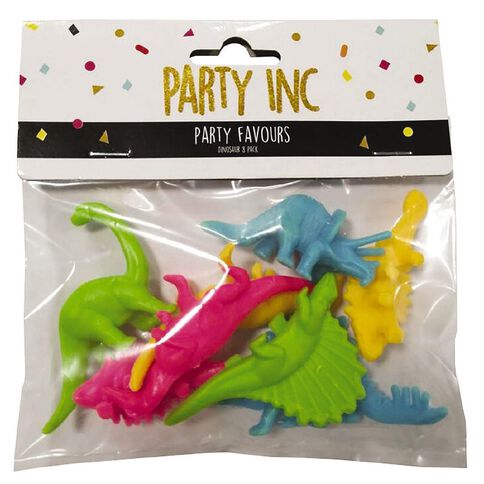 Party Inc Party Favours Dinosaur 8 Pack