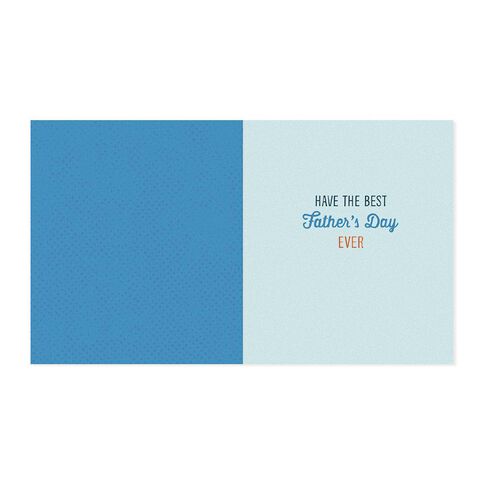 John Sands Father's Day Card General Wish Colourful Power Letter