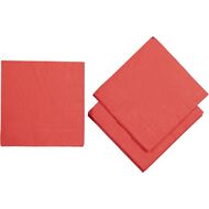 Party Inc Napkins 2Ply 33cm Red Mid 50 Pack