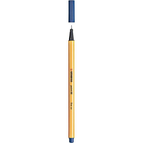 Stabilo Point 88 Fineliner 0.4mm Blue Mid