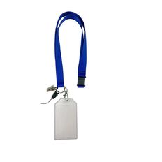 WS Lanyard With Pouch Single Blue