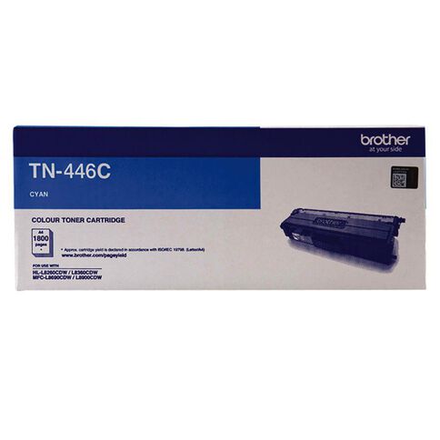 Brother Toner TN446C Cyan (6500 Pages)
