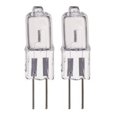 Edapt Halogen G4 Bi-Pin Light Bulb 12V Clear 20w Clear 2 Pack