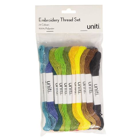 Uniti Embroidery Thread Set 24 Piece