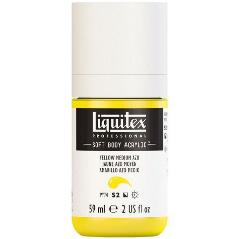 Liquitex Soft Body Acrylic 59ml Yellow Medium Azo S2