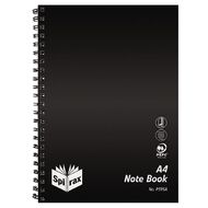 Spirax Notebook Spiral PP P595A 240 Pages Black A4