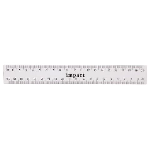 Ws Ruler 20cm Clear Warehouse Stationery Nz