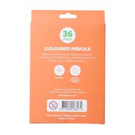 Jasart Coloured Pencils Multi-Coloured 36 Pack