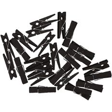 Uniti Pegs Black 24 Pack