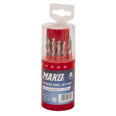 Mako Drill Bit Set 13 Piece