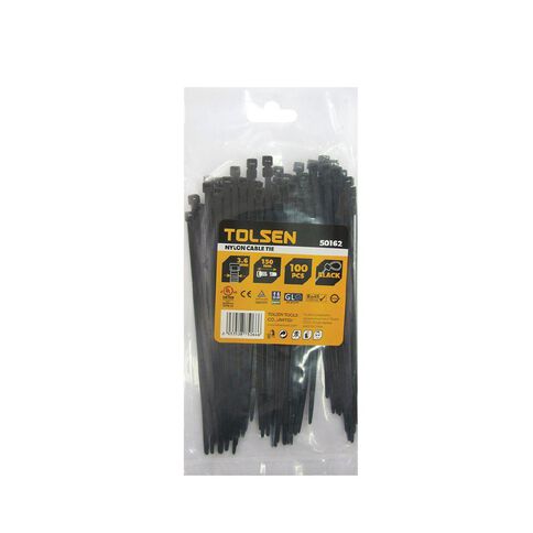 Tolsen Cable Tie 150mm x 3.6mm 100 Pack