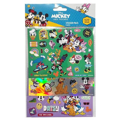 Mickey Mouse Sticker Sheet 3 Pack