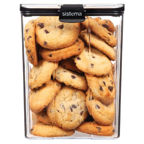 Sistema Ultra Tritan Canister Square Black 2.75L