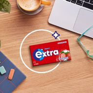 Extra Strawberry Chewing Gum Sugar Free 14 Piece 27g