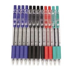 WS Sprint Grip Ballpoint Pens Assorted 12 Pack