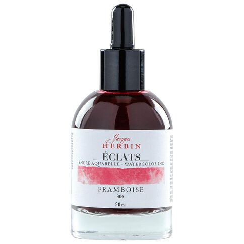 Jacques Herbin Eclats Watercolour Ink 305 Raspberry 50ml