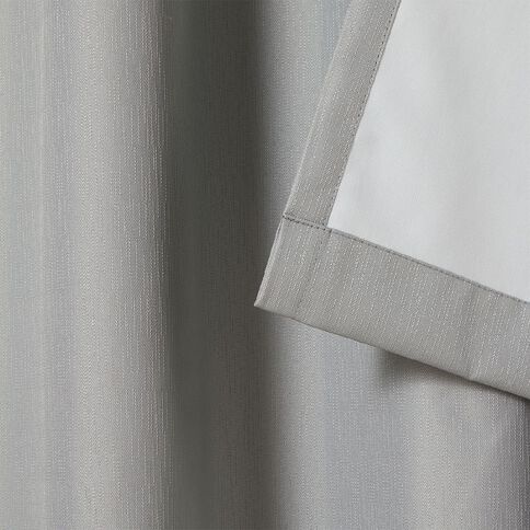 Living & Co Metro Curtains Grey 150-230cm Wide/205cm Drop