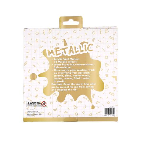 Acrylic Paint Marker Metallic
