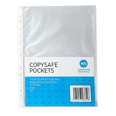 WS Copysafe Pocket 10 Pack Clear A4