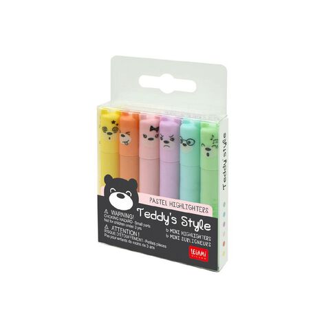 Legami Mini Highlighters 6 Pack
