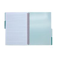 Uniti Clubhouse Softcover Notebook With Dividers A4 Pink