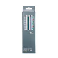 Uniti Clubhouse HB Pencils 6 Pack Multi-Coloured