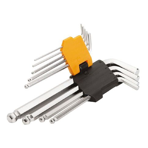 Tolsen Ball Point Long Arm Hex Key Set 9 Piece