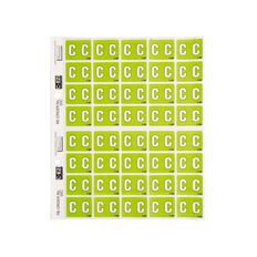 Filecorp Coloured Labels C Green Mid