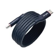 Tech.Inc C To C 1.2m Magnetic Braided Cable Black