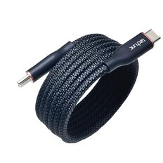 Tech.Inc C To C 1.2m Magnetic Braided Cable Black