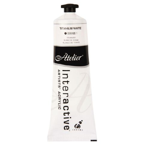 Atelier S1 Acrylic Paint Titanium White 80ml