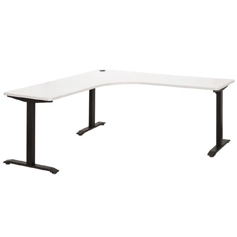 Jasper J Emerge Workstation 1800 Black Legs White Top