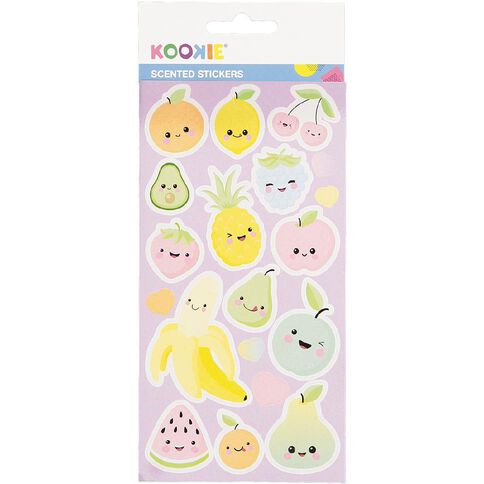 Kookie Sticker Sheet Scented Assorted