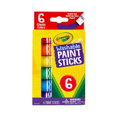 Crayola Washable Paint Sticks 6 Pack