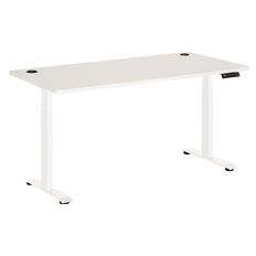 Jasper J Emerge Elec Height Adj Desk Dual Motor 3 Stage 1800 WhtWht