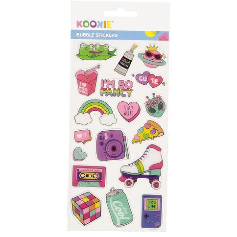 Kookie Sticker Sheet Epoxy Assorted