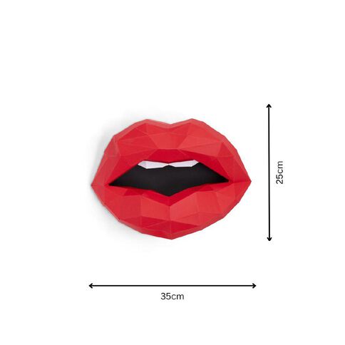 Future Useful Crafty 3D Paper Craft Sculpture Lips