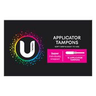 U By Kotex Applicator Super Tampons 16s