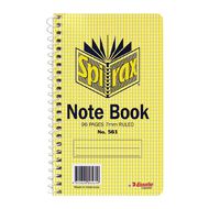 Spirax No.561 Spiral Ruled Notebook Yellow Mid