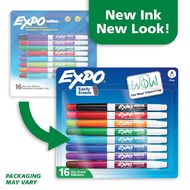 Expo Whiteboard Markers Fine Fashion 16 Pack
